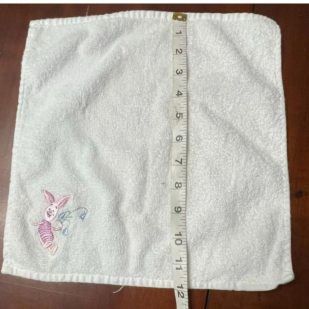 Disney Winnie the Pooh Washrag and Hand Towel Set & Figurine